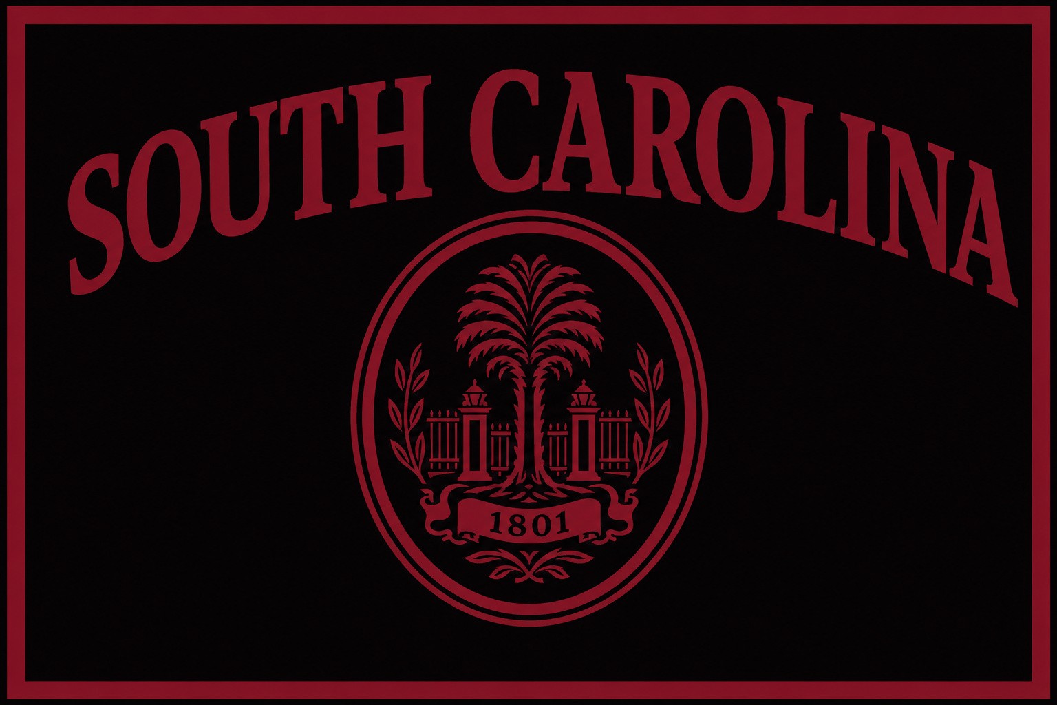 South Carolina Palmetto Tree 1801 Wall Art