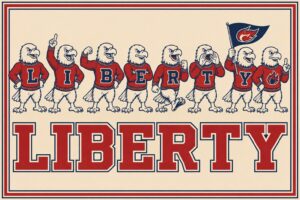 Liberty Eagle Mascots Vintage-Style Sports Wall Art