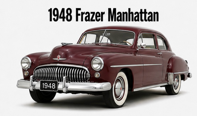 1948 Frazer Manhattan Vintage Car Wall Art Design