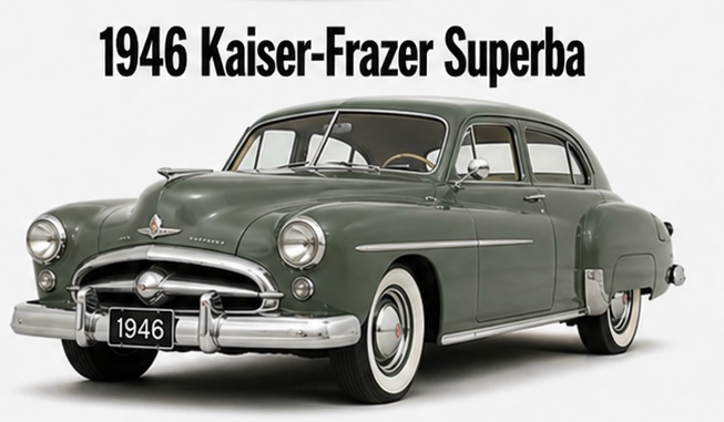 1946 Kaiser-Frazer Superba Classic Car Wall Art