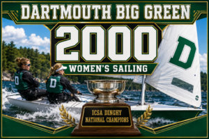 Dartmouth Big Green Women's Sailing Championship Wall Art