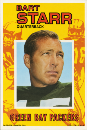 Bart Starr Green Bay Packers Quarterback Poster
