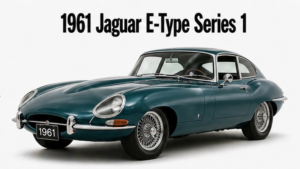 1961 Jaguar E-Type Series 1 Classic Car Wall Art