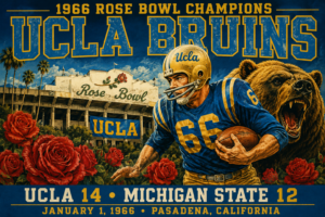 1966 Rose Bowl Champions UCLA Bruins Football Wall Art