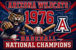 Arizona Wildcats 1976 Baseball National Champions Wall Art