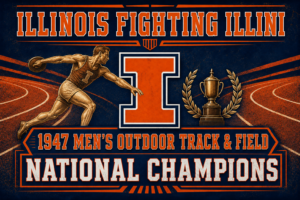 Illinois Fighting Illini 1947 Track & Field Champions Wall Art