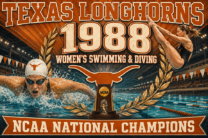Texas Longhorns 1988 Women's Swimming & Diving Wall Art