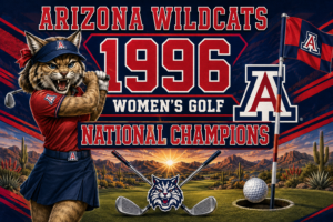 Arizona Wildcats 1996 Women's Golf National Champions Wall Art