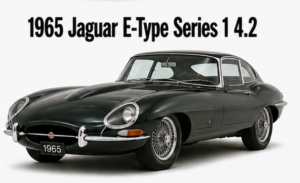 1965 Jaguar E-Type Series 1 4.2 Car Wall Art