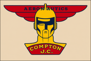 Aeronautics Compton J.C. Aviator Wings Wall Art