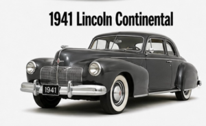 1941 Lincoln Continental Classic Car Wall Art