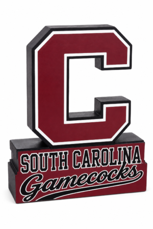 South Carolina Gamecocks Red, Black & White Dimensional Decor