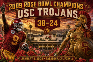 2009 Rose Bowl Champions USC Trojans 38-24 Wall Art