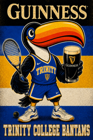 Guinness Trinity College Toucan Sports Poster Design