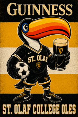 St. Olaf College Oles Toucan Guinness-Style Wall Art