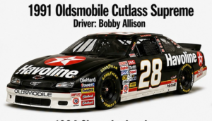 1991 Oldsmobile Cutlass Supreme #28 Bobby Allison Racing Art