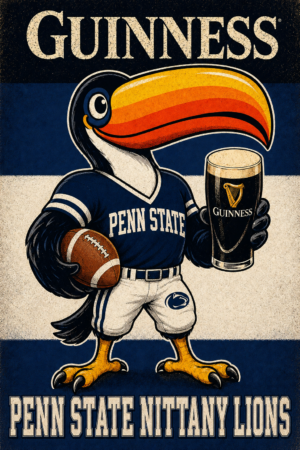Penn State Nittany Lion Guinness Toucan Graphic Wall Art