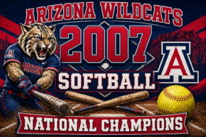 Arizona Wildcats 2007 Softball National Champions Wall Art