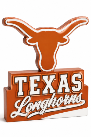Texas Longhorns Orange and White Decorative Tabletop Sign
