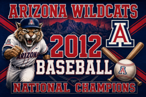 Arizona Wildcats 2012 Baseball National Champions Wall Art