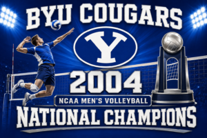 BYU Cougars 2004 Men's Volleyball National Champions Print