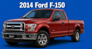 2014 Ford F-150 Red Pickup Truck Wall Art