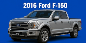 2016 Ford F-150 Silver Pickup Truck Graphic