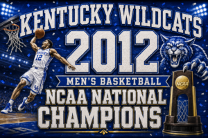 Kentucky Wildcats 2012 Men's Basketball Champions Wall Art