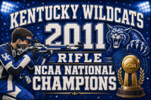 Kentucky Wildcats 2011 Rifle NCAA Champions Wall Art