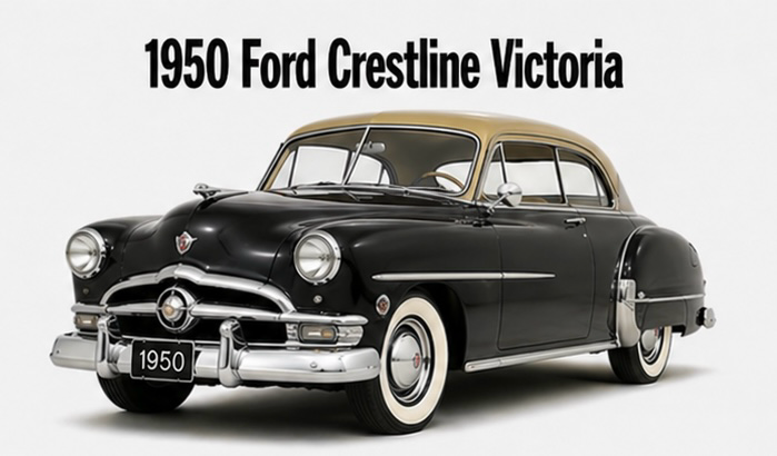 1950 Ford Crestline Victoria Classic Car Design