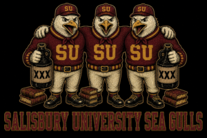 Salisbury University Sea Gulls Eagle Trio Artwork