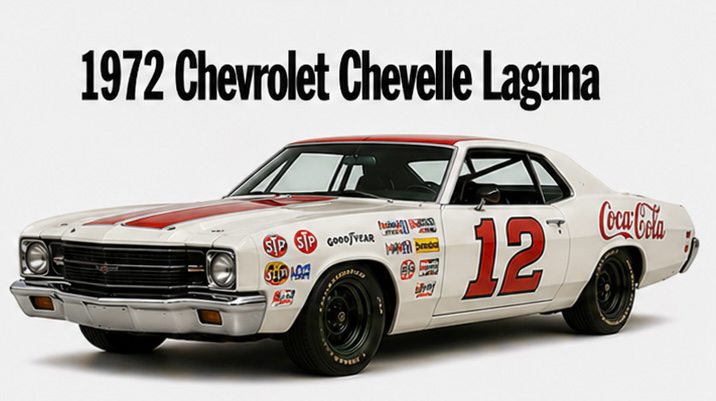 1972 Chevrolet Chevelle Laguna #12 Racing Car Artwork
