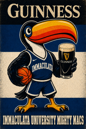 Guinness Toucan Immaculata University Mighty Macs Wall Art