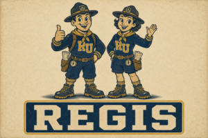 Retro RU Ranger Duo REGIS Vintage-Style Wall Art
