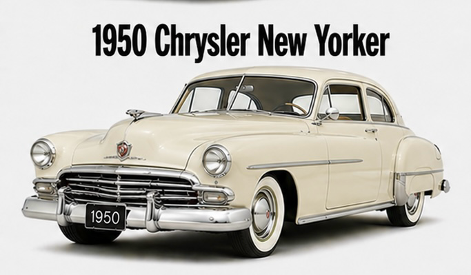 1950 Chrysler New Yorker Classic Car Wall Art