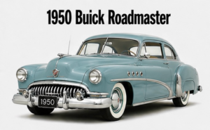 1950 Buick Roadmaster Vintage Car Wall Art