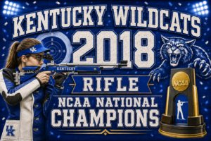 Kentucky Wildcats 2018 Rifle NCAA National Champions Wall Art