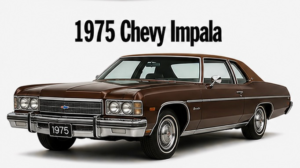 1975 Chevy Impala Classic Car Wall Art