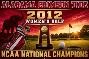 Alabama Crimson Tide 2012 Women's Golf Championship Wall Art