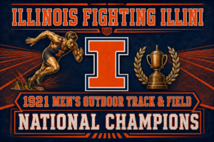 Illinois Fighting Illini 1921 Track & Field Champions Wall Art