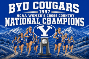 BYU Cougars 1997 Women's Cross Country Champions Wall Art