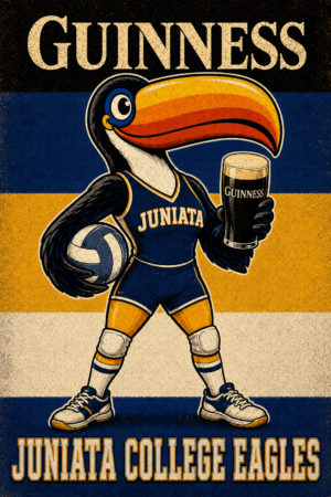 Guinness Toucan Juniata College Eagles Wall Art Print