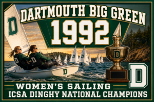Dartmouth Big Green 1992 Women’s Sailing Championship Print