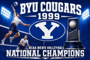 BYU Cougars 1999 Volleyball Championship Wall Art