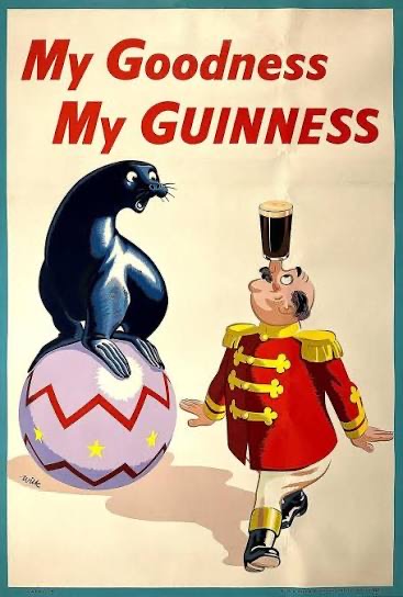 My Goodness My Guinness Penguin and Parade Character Poster