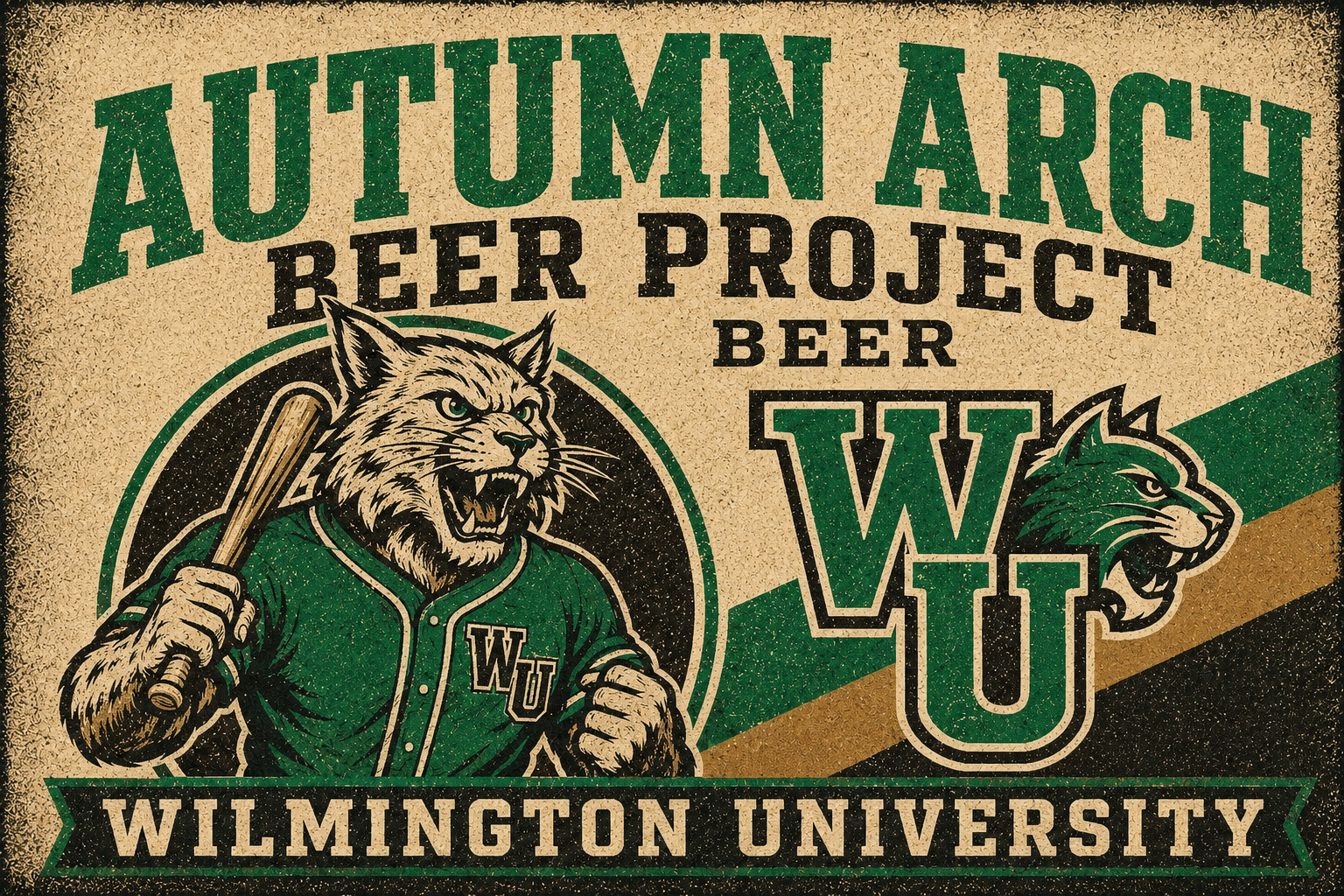 Wilmington University Autumn Arch Beer Project Wall Art