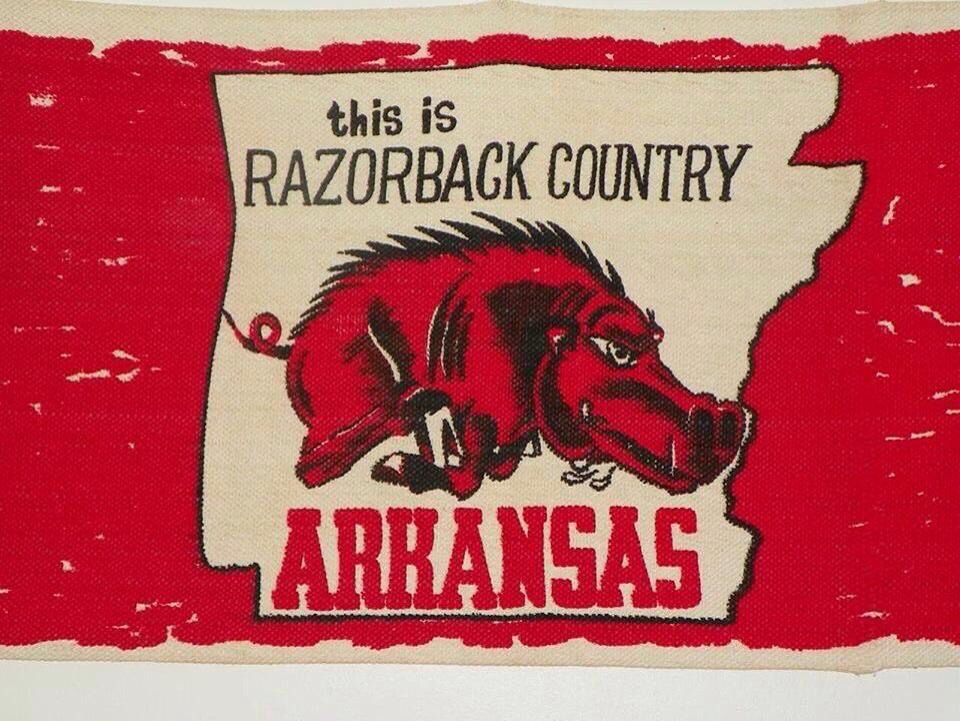 Arkansas Razorback Country Red Printed Graphic
