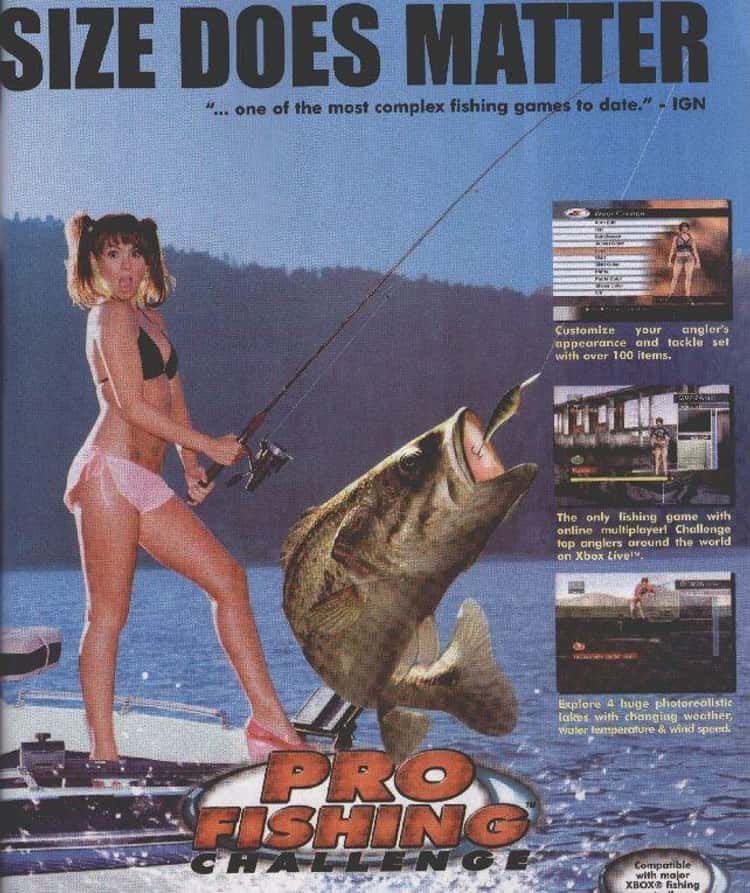 Pro Fishing Challenge “Size Does Matter” Fishing Poster