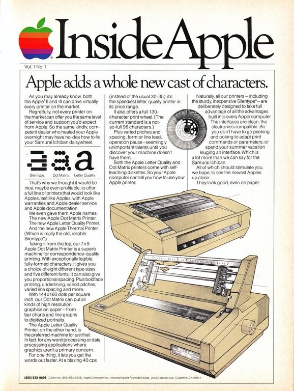 Inside Apple Printer Advertisement – Apple Adds a Whole New Cast