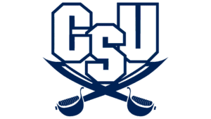 Navy and White Stylized OSU Lettering Wall Art